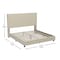 Flash Furniture Beige King Platform Bed with Tufted Headboard YK-1077-BEIGE-K-GG - alternate 5